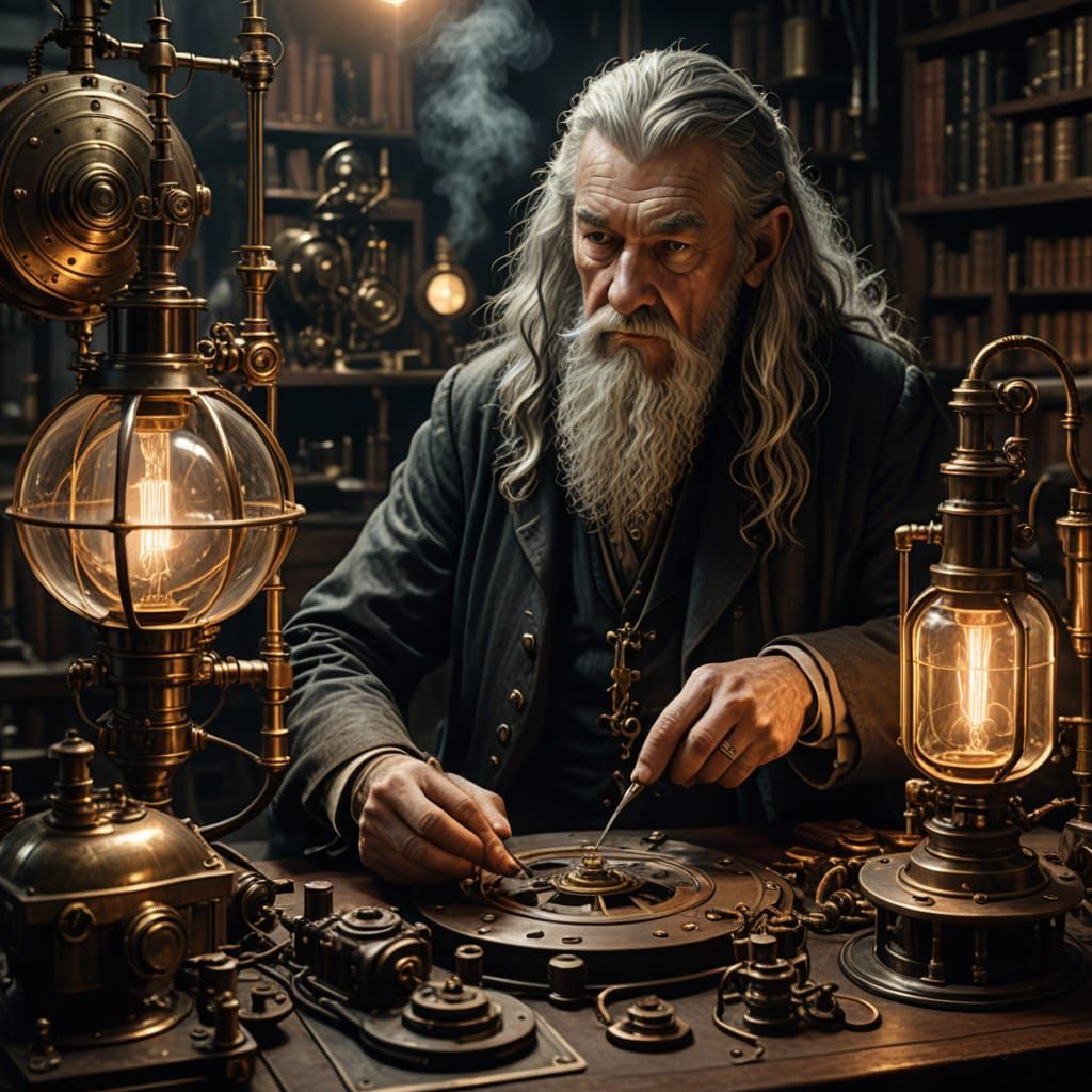 "Gandolph The Clockmaker"  by @Kat_TV