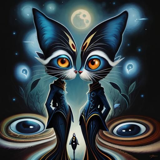 Black and white drawing of a face with spiky hair, digital art, ultrasound scan, by Justin Gerard, gothic art, the thing alien assimilation,...