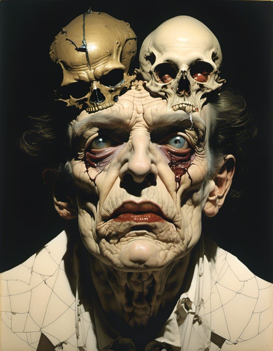 Vampiric Tinfoil Snarl: An Ethereal Watercolor Masterpiece