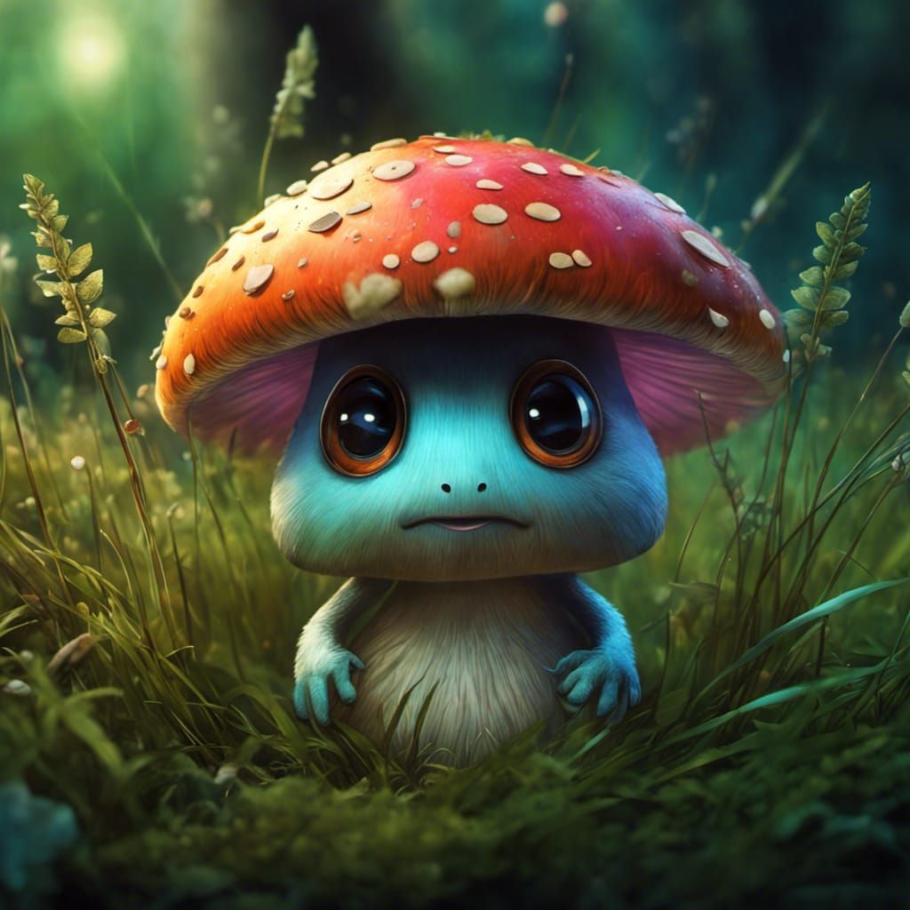 A magic mushroom (don't eat!)  by @forge4ward