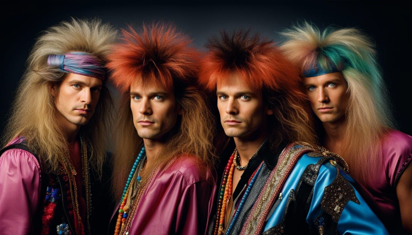 80's hair band   by @Nebojsa