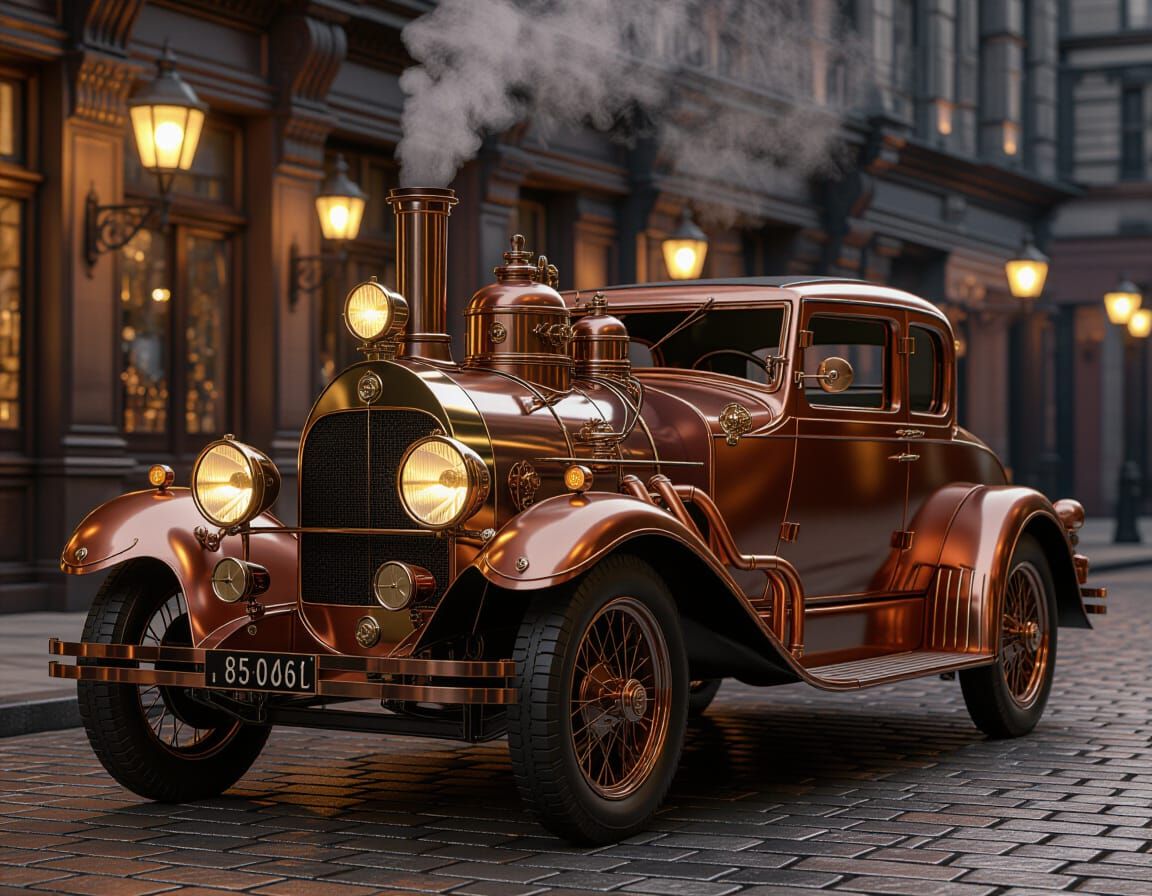 Steampunk car