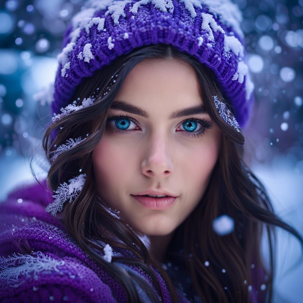 Delightful Snowy Bliss 🤗💞❄️  by @Riangwalee