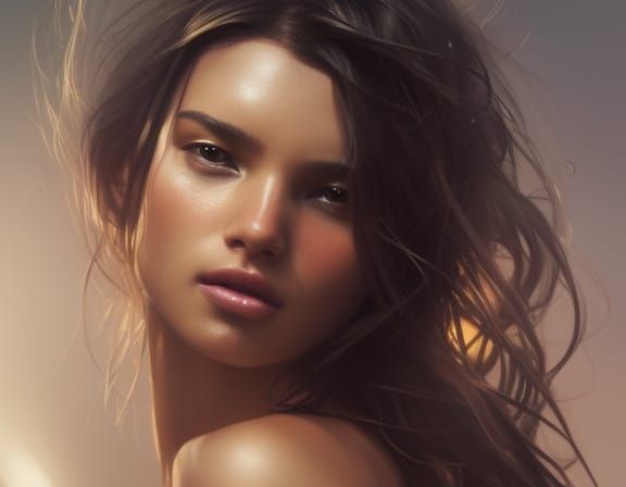 head and shoulders portrait, 8k resolution concept art portr...