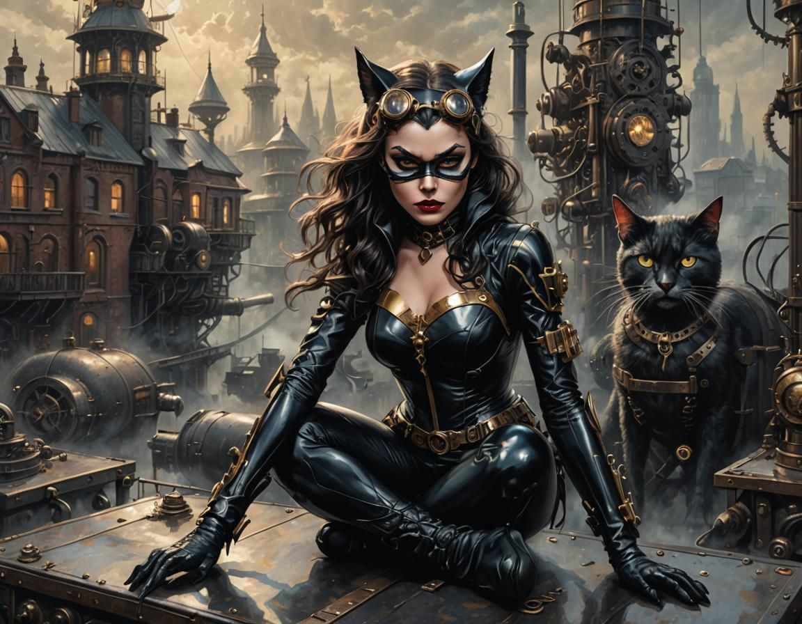 Cat Woman Steampunk