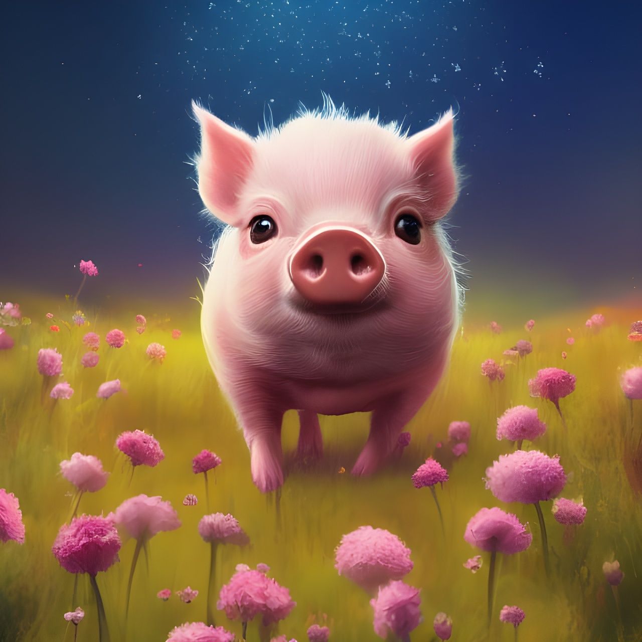 Cute Pig Black Wallpapers - Funny Pig Wallpapers for iPhone 4k