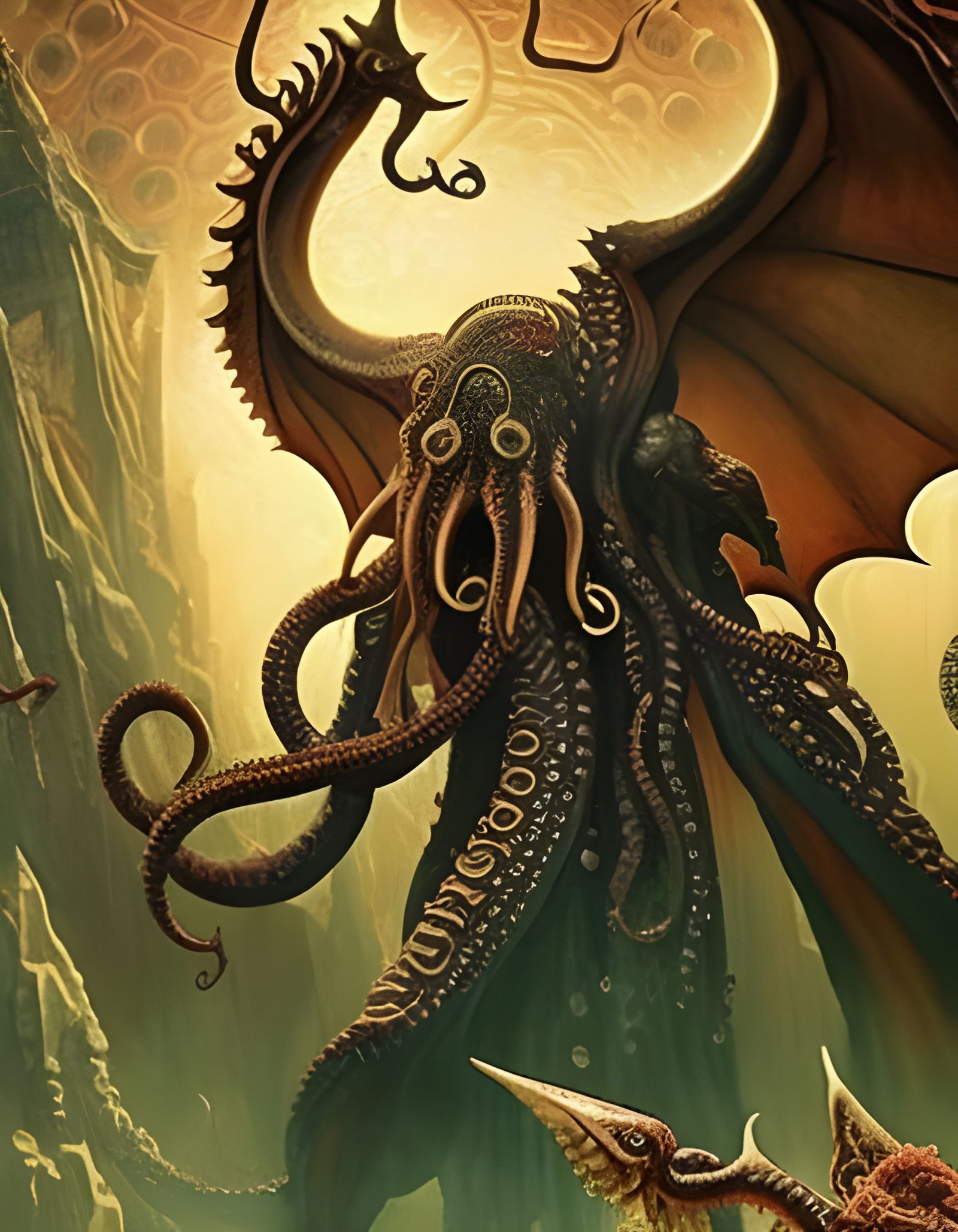 Cthulhu - AI Generated Artwork - NightCafe Creator