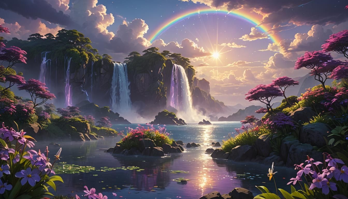 waterfall  by @KK Girl