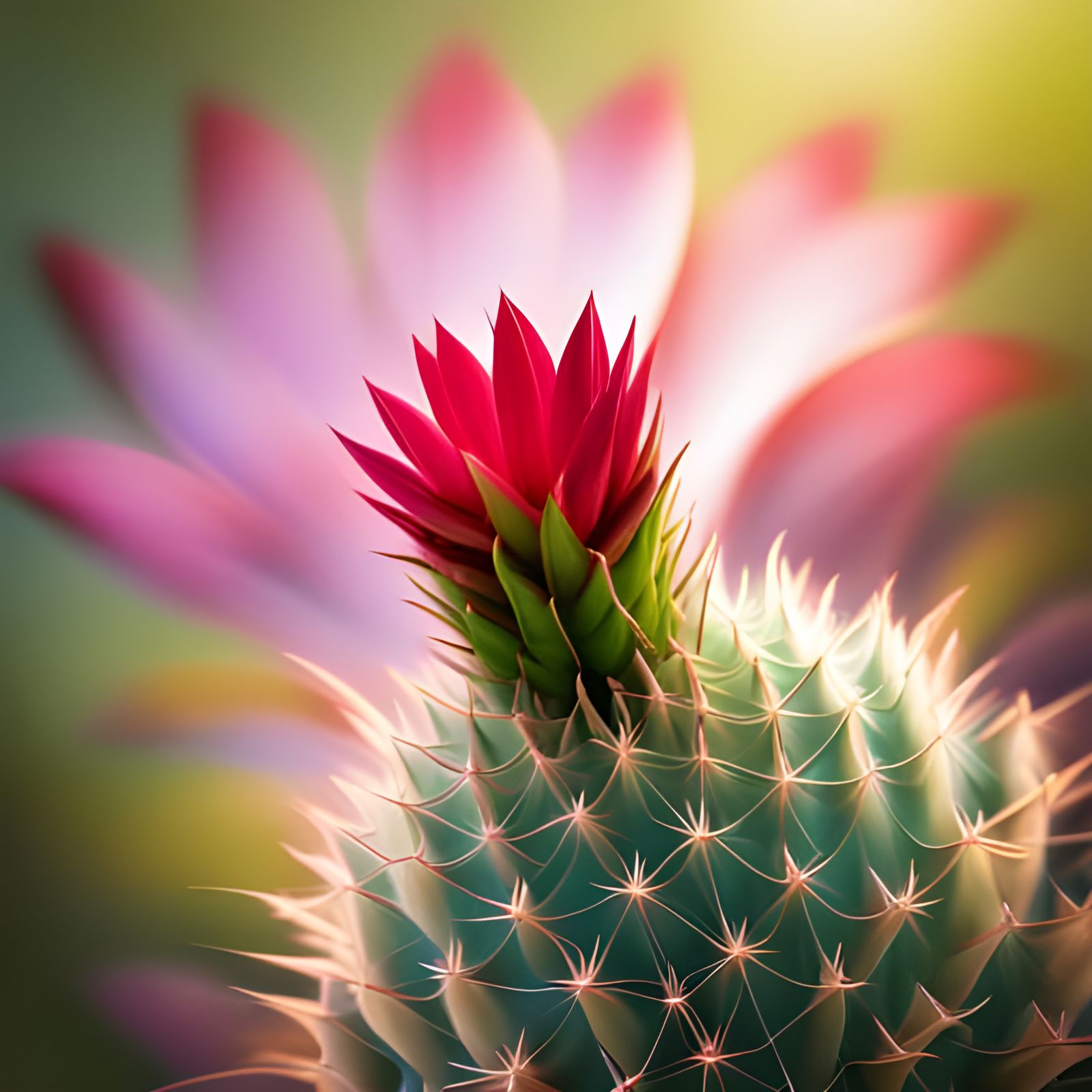 Cactus-flower  by @Laevos