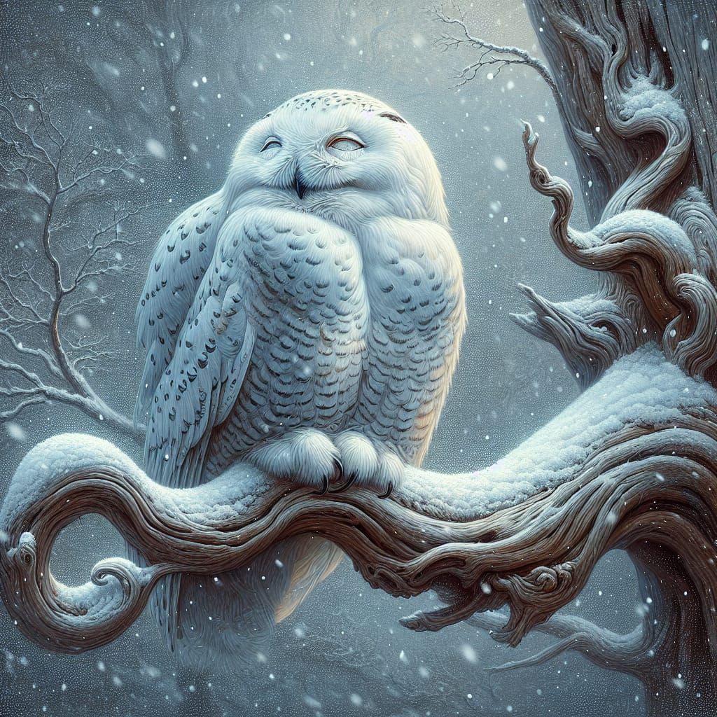 Snowy owl 