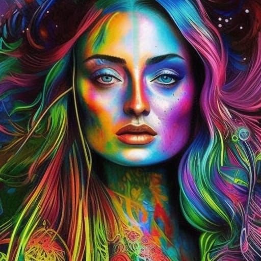 Sophie Turner 2 - AI Generated Artwork - NightCafe Creator