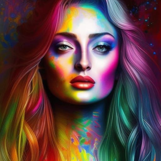 Sophie Turner - AI Generated Artwork - NightCafe Creator