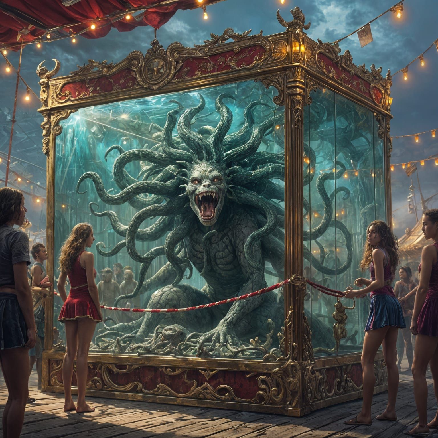 Monsters Make Good Money on the Carnival Circuit