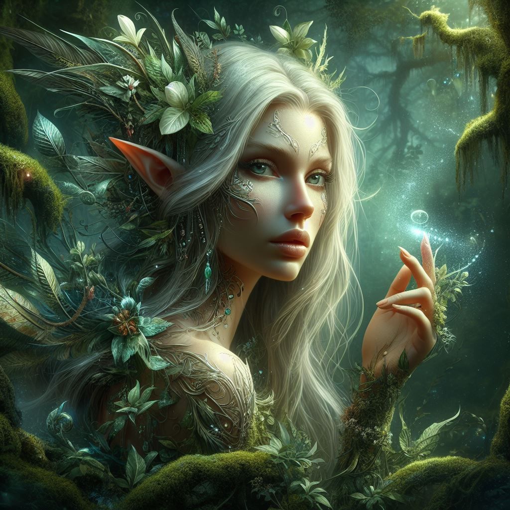 Elven sorceress