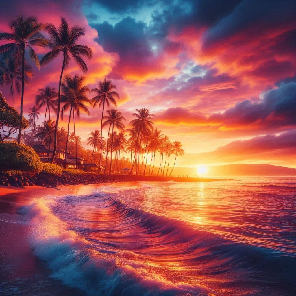 Song Title Challenge - Lahaina Sunset by Mark Riddle