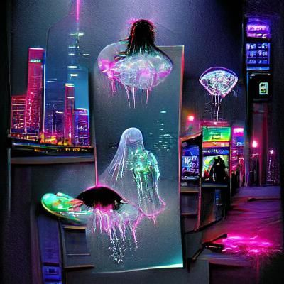 FLOATING JELLYFISH