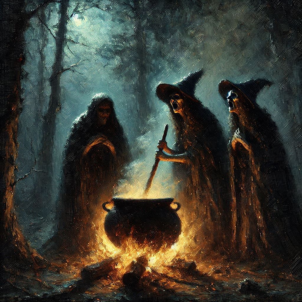 Adder's fork and blind-worm's sting, Lizard's leg and howlet...