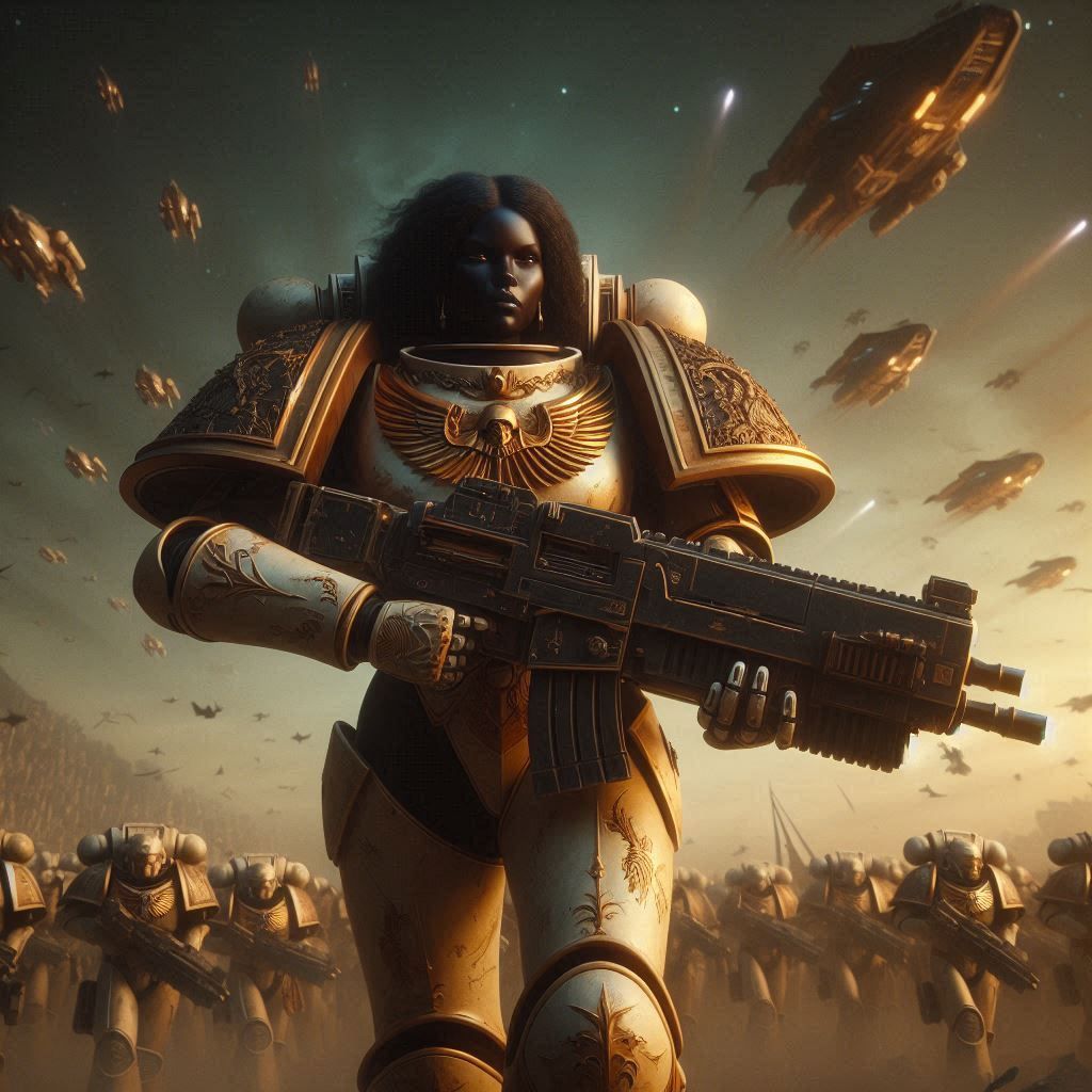 By bolter shell, flamer burst and melta blast, the mutant, t...