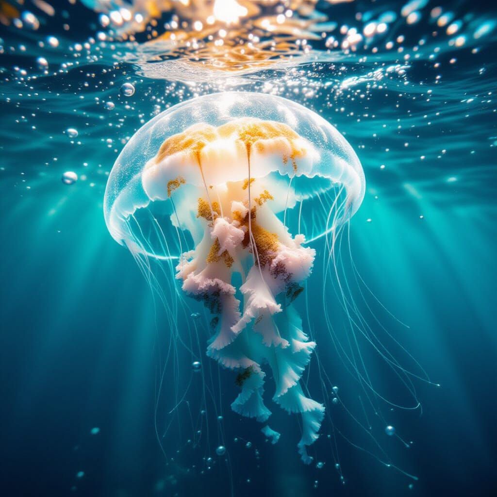 Jellyfish   by @AI Wanderer
