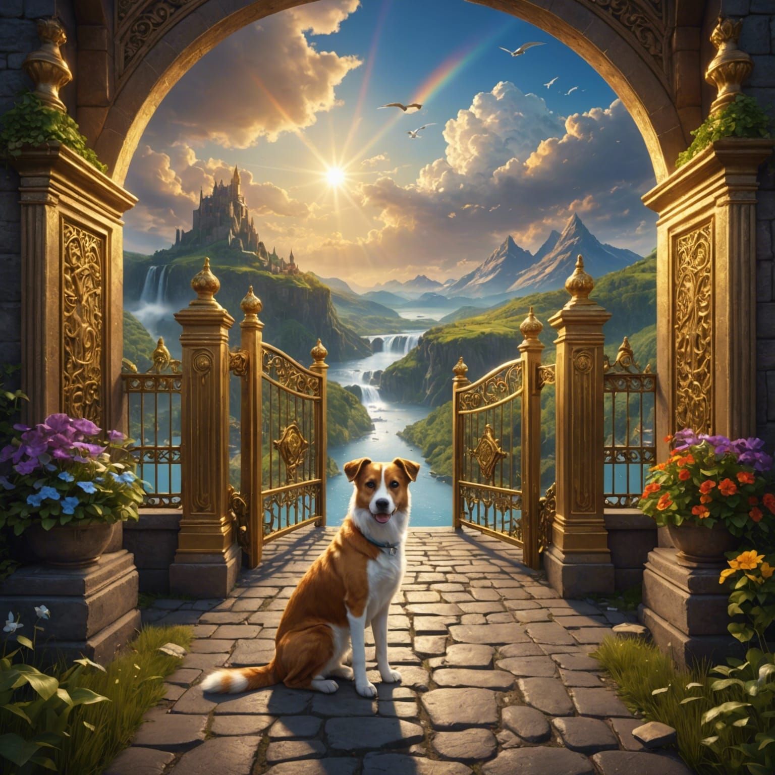 Entrance To Dog Heaven  by @Alicia Hopkins