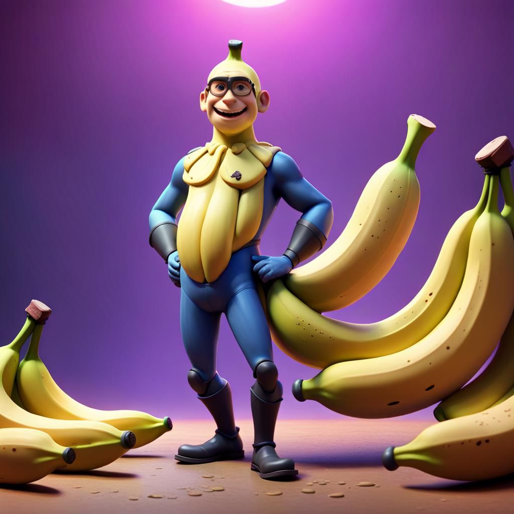 banana man AI Generated Artwork NightCafe Creator