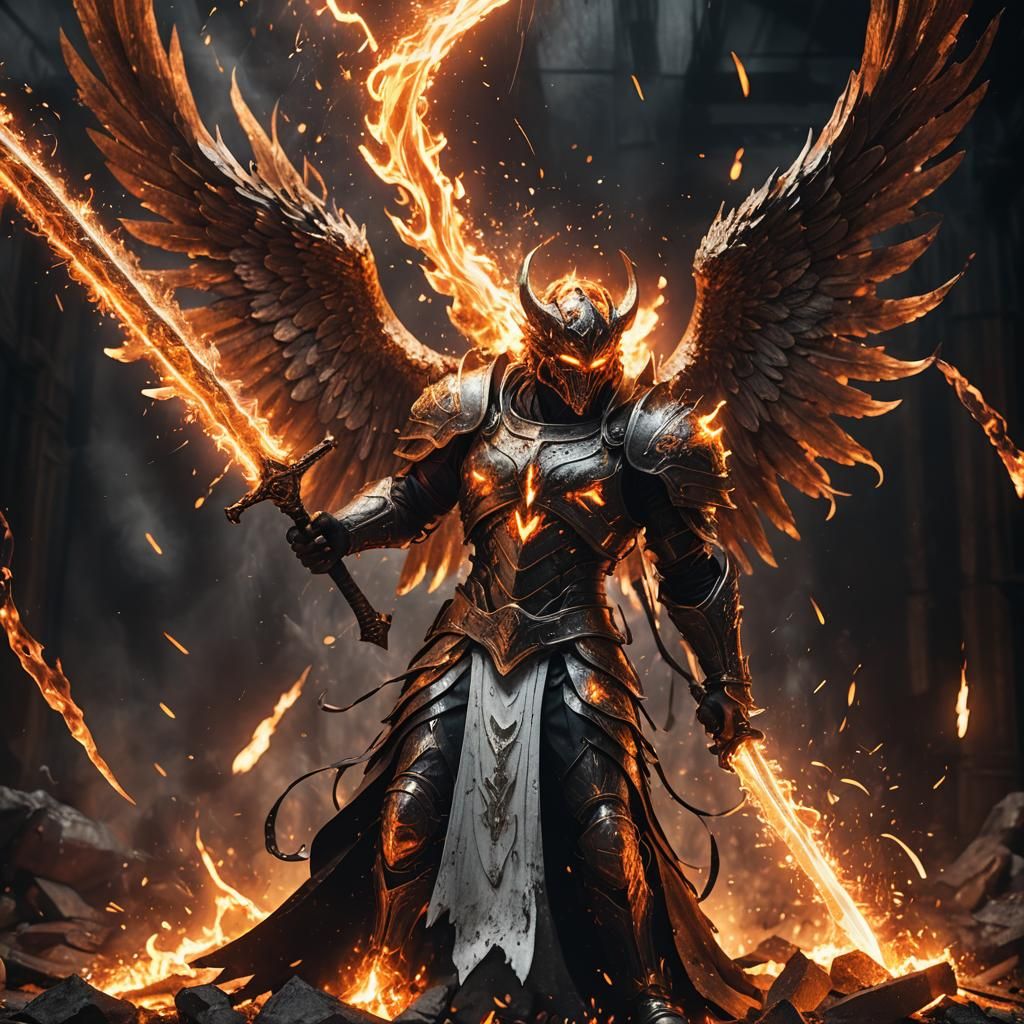 Michael, The Flame of Death  by @Jinnfluencer