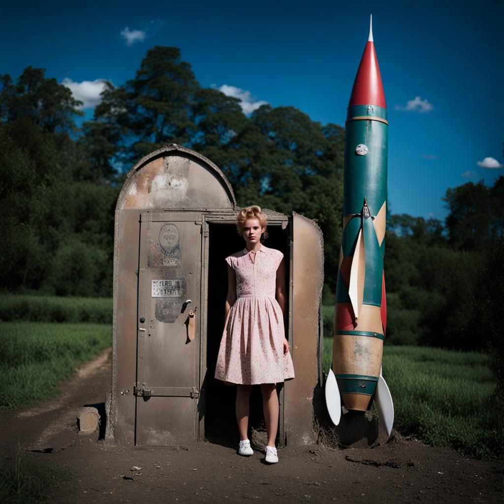 Surreal Earth Meets Worm Twins: A Situationist Photograph