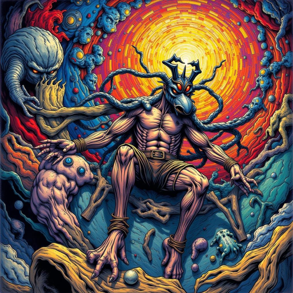 <lora:FracturedRenaissance:1.0> An amazing logo of the text, (Text: "FracturedRenaissance") in a complimentary font.