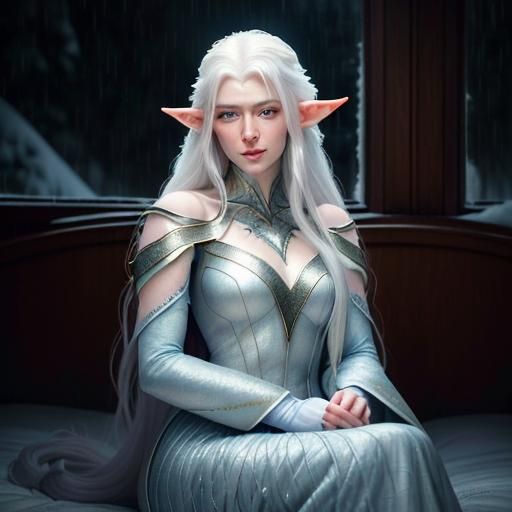 Towa, the exquisite female elven eared woman from Dragon Bal...