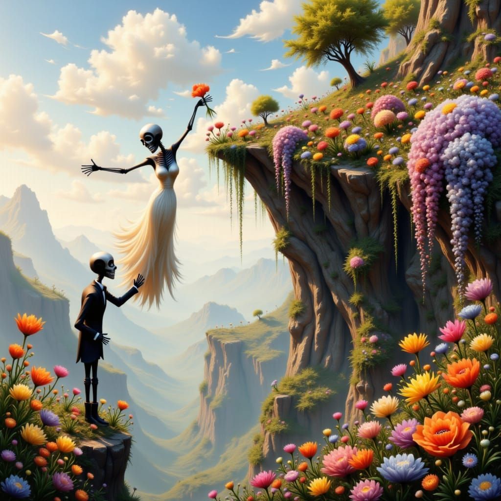 Skeleton Wedding Day