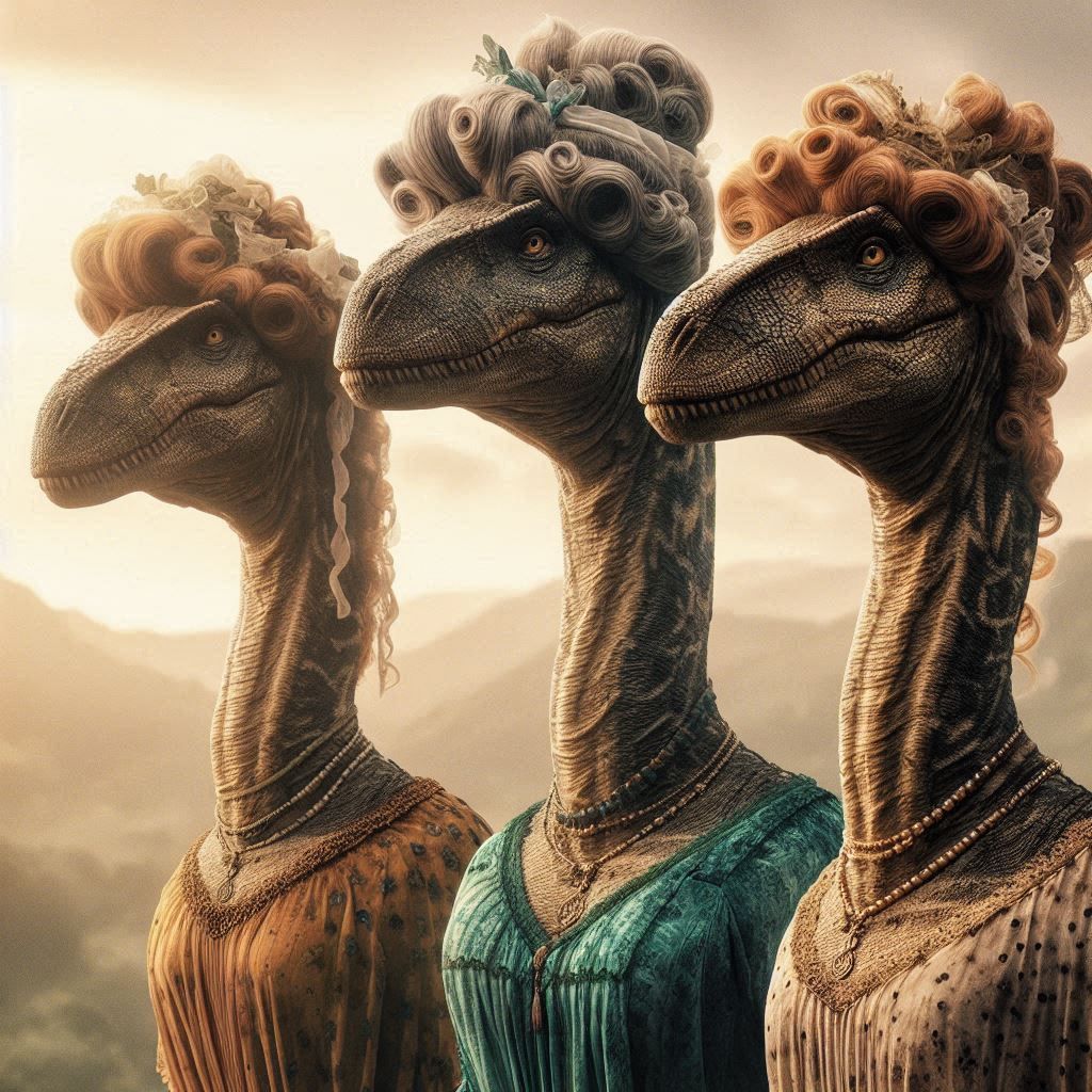 The Brontë-saurus Sisters