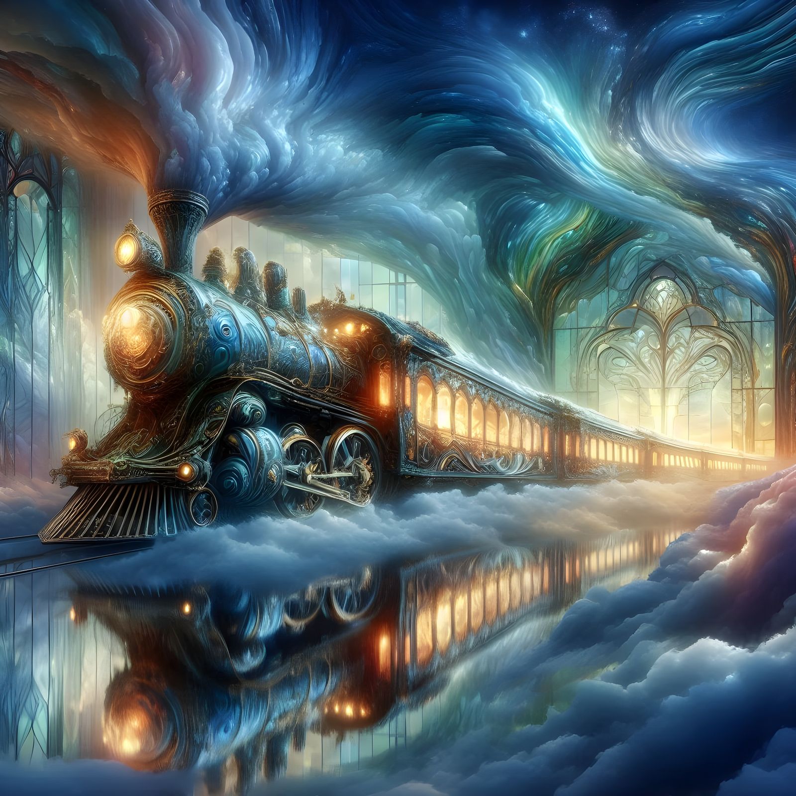🌌 The Luminous Fantasy Train 🌊