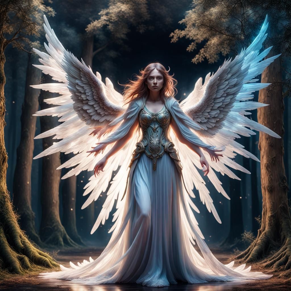 Angel of light. - AI Generated Artwork - NightCafe Creator