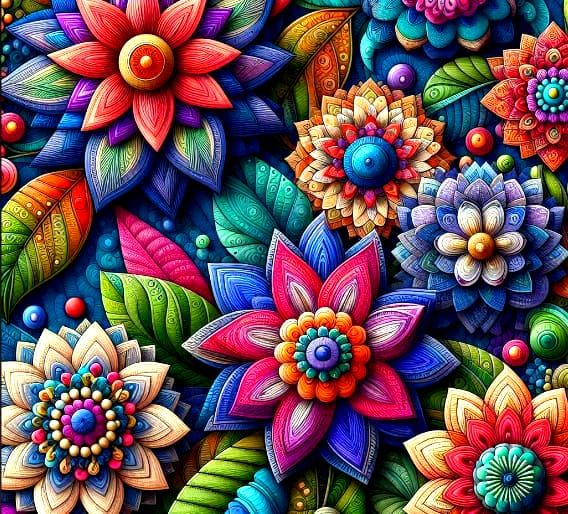 Quilted Flowers