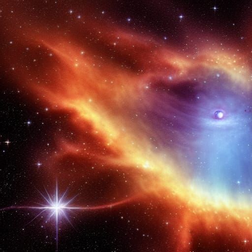 space background, nebula, black holes, white holes, star tra...
