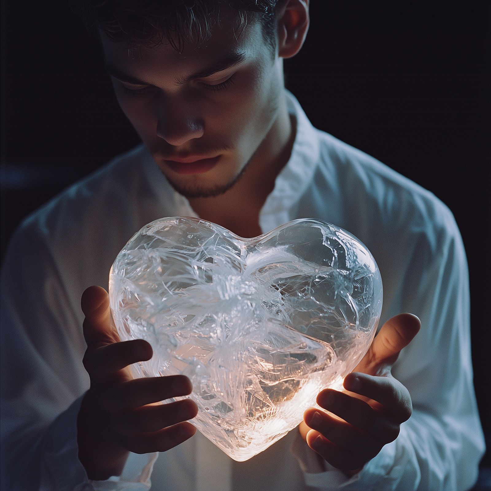 Icy Heart On Display