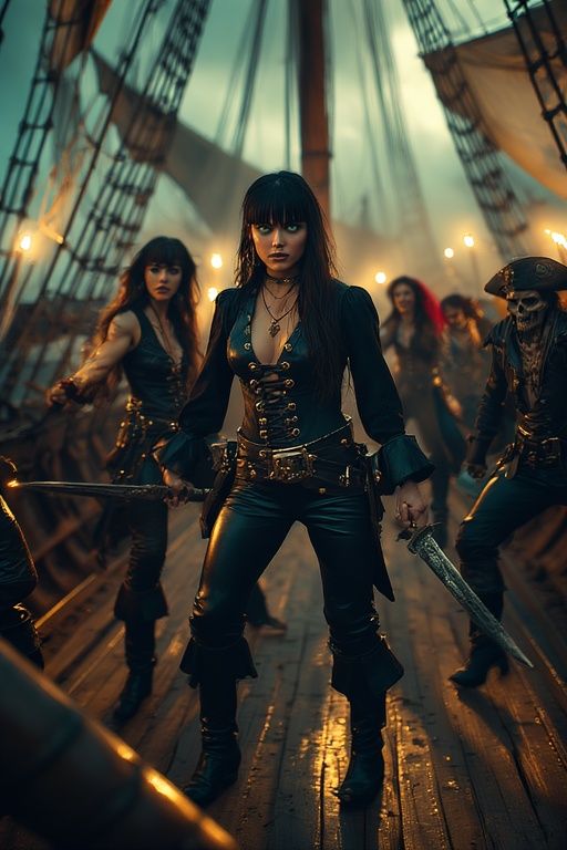 Pirates - the ghost ship attacks