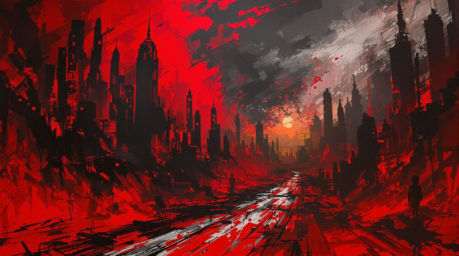 Crimson Tempest City  by @Talon