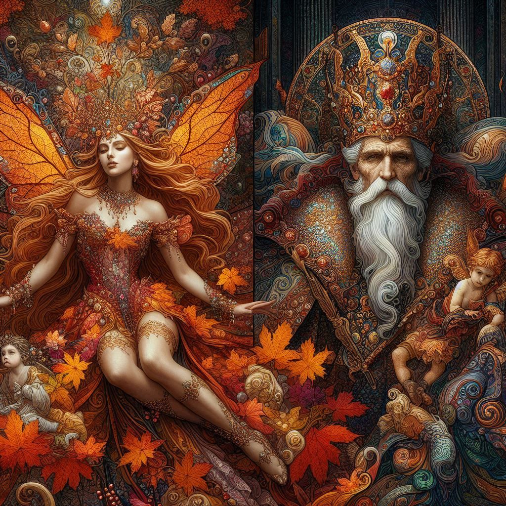 Autumn Fairy and King