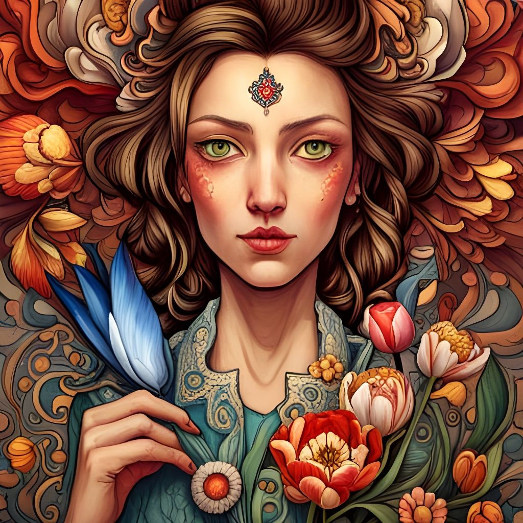 The florist of Miracle Street  by @GiGi