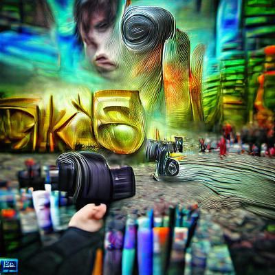 #film 8K 3D 8k resolution abstract acrylic art airbrush art ...