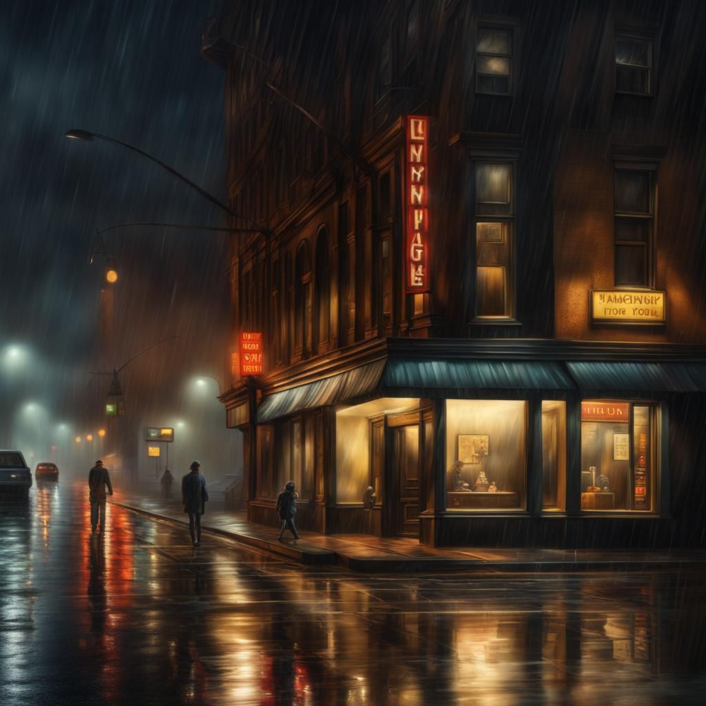 Nighttime Cityscape