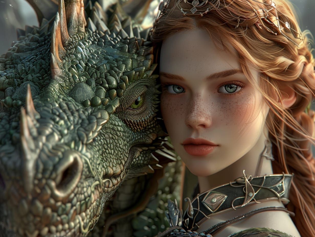 The Princess and Her Dragon Guardian