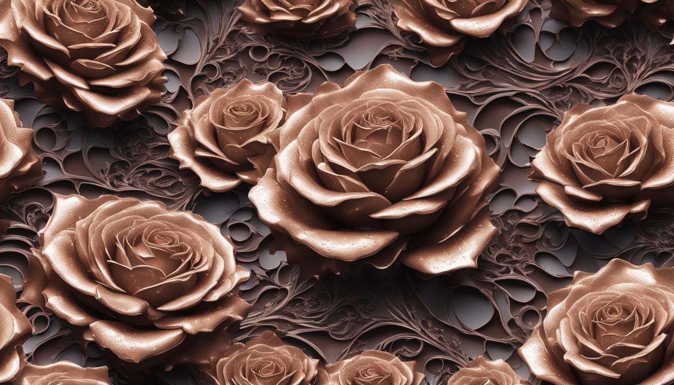 Roses in a Chocolate Ocean