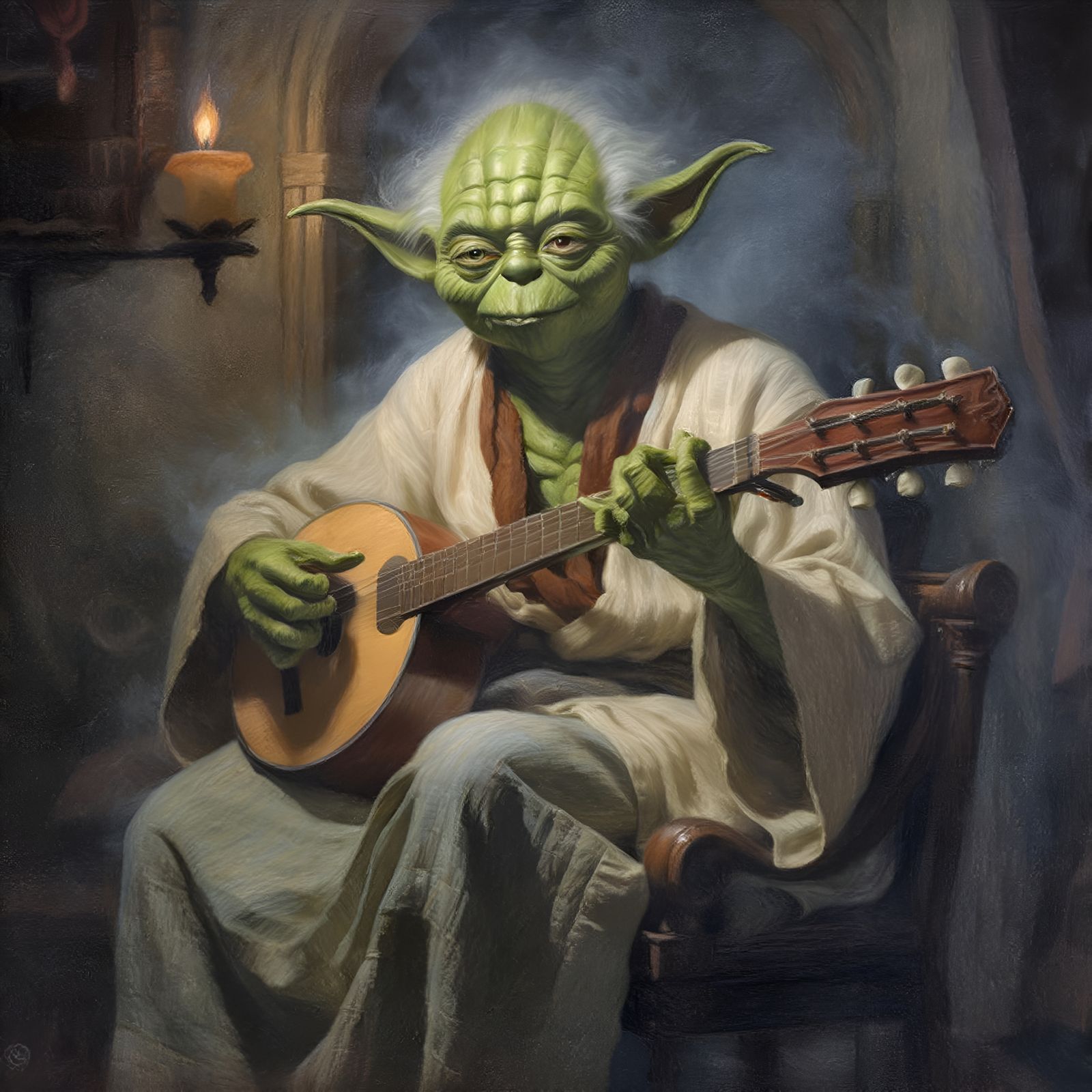 Midjourney: Yodel Yoda