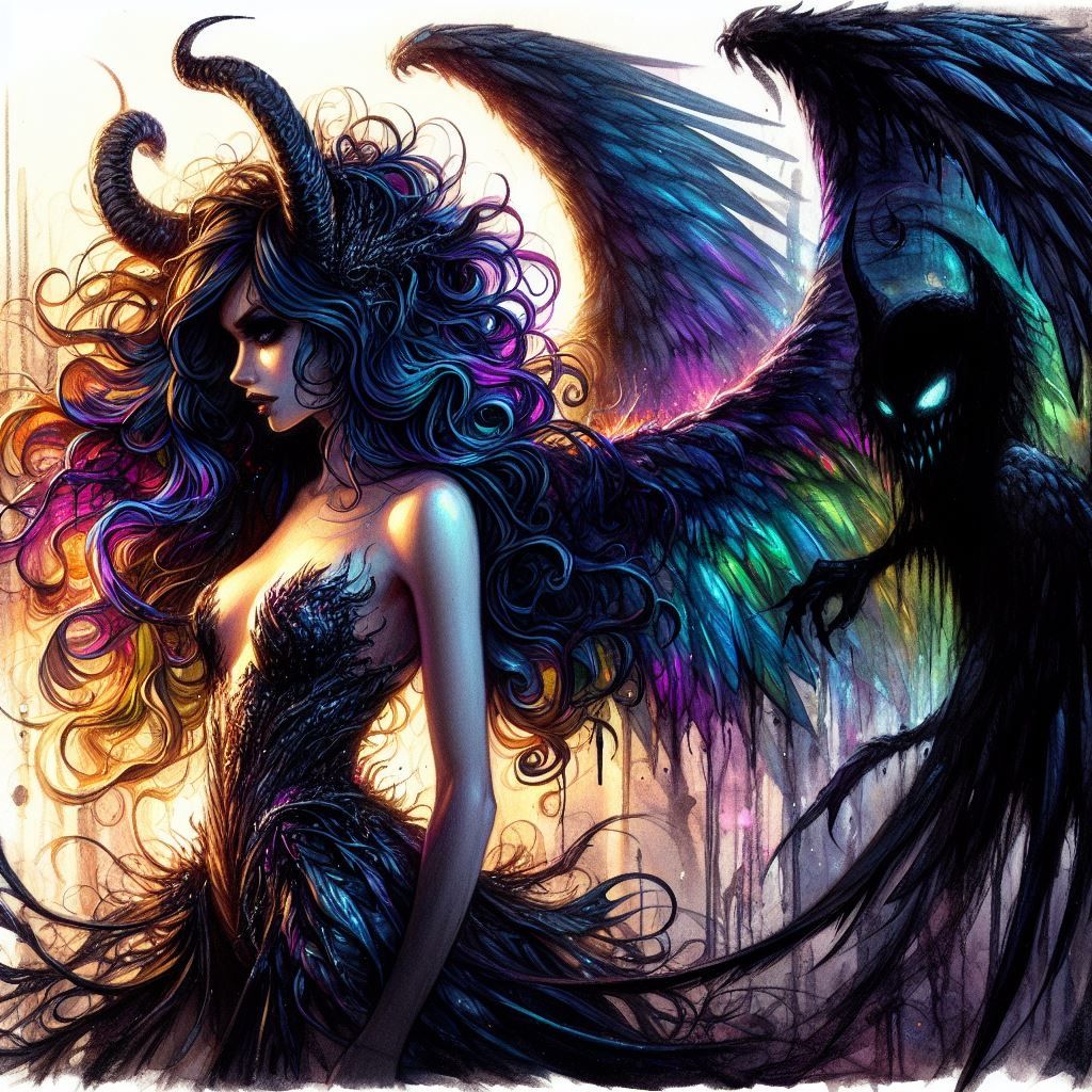 Iridescent Demoness