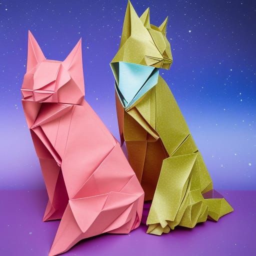 Galaxy cats - AI Generated Artwork - NightCafe Creator