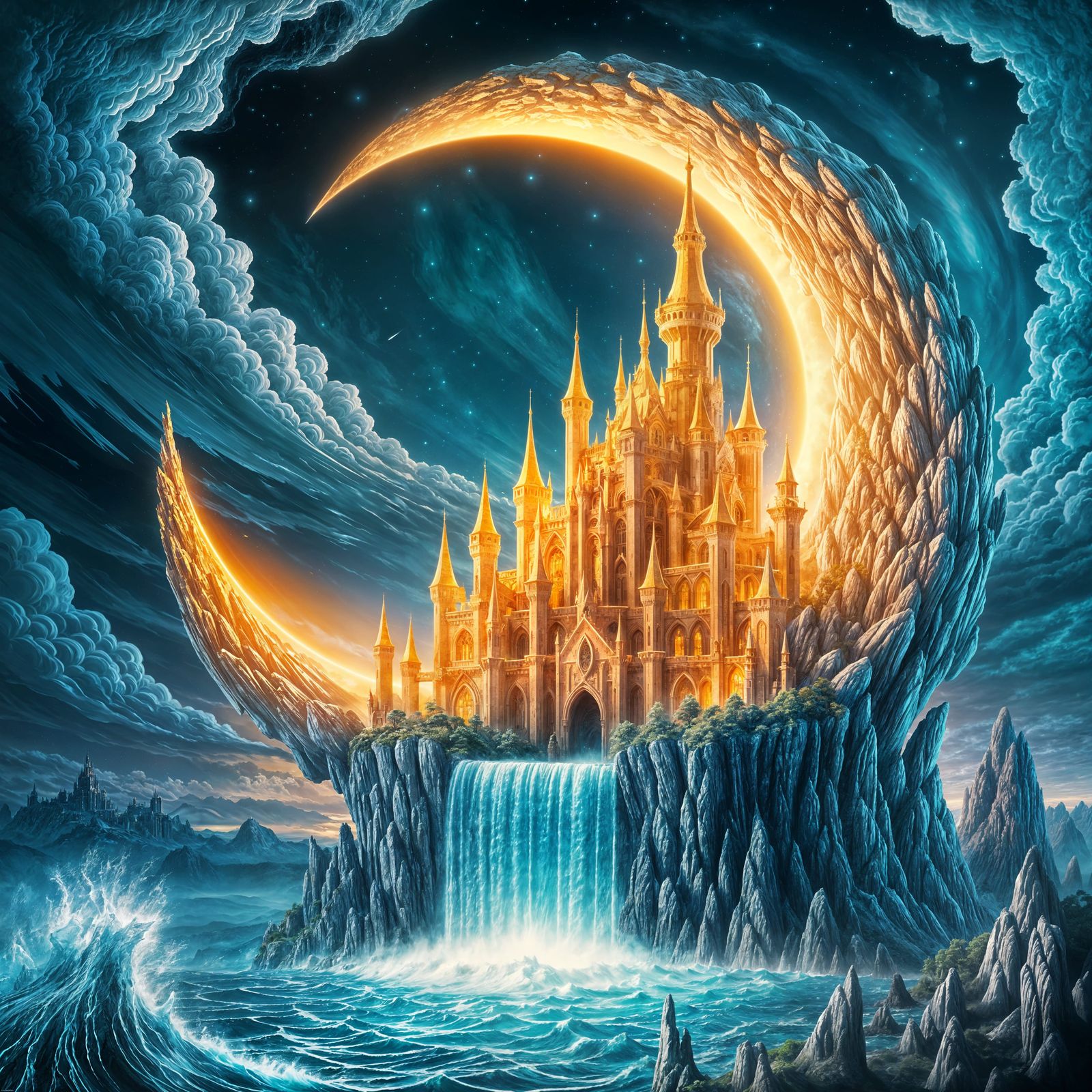 Moonfall Citadel  by @Nic