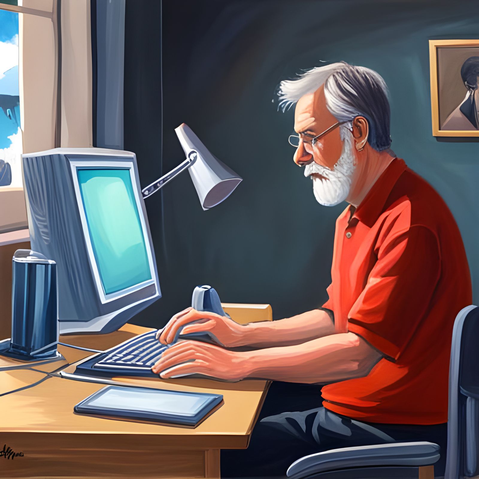 The Internet is a window to the whole world.  by @Steve Dufour