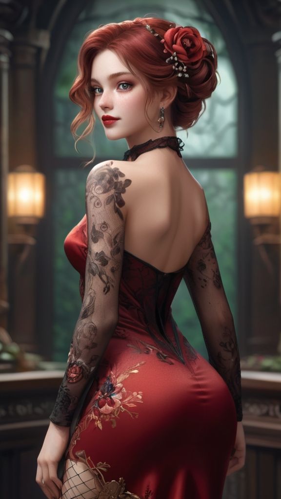 Organza Gothic Dress